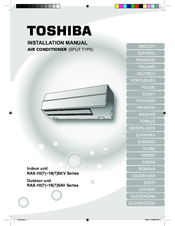 Toshiba RAS-M13SKV-E Manuals