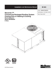Mcquay Maverick I MPS006AY Manuals