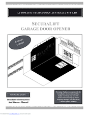 Automatic Technology Securalift Manuals