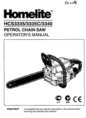 homelite csp 3314 bedienungsanleitung