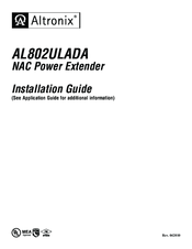 Altronix AL802ULADA Manuals