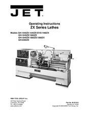 Jet GH-1340W//1440W Lathe Parts List /& Electrical Diagrams Manual *215
