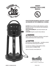 Char Broil Electric Patio Caddie 4654870 Assembly Use Care