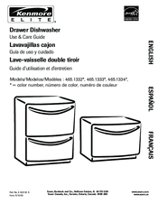 Kenmore Elite 465 1333 Series Manuals