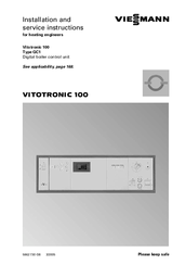 инструкция viessmann vitotronic 100