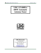 Ldg AT-600Pro Manuals