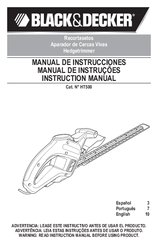 black and decker trimmer instruction manual Black & decker st6500: trimmer/edger instruction manual.