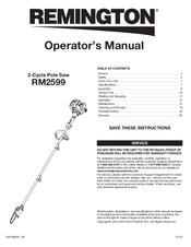 Remington RM2599 Manuals