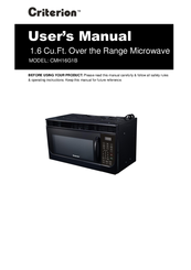 Criterion CMh16G1B Manuals