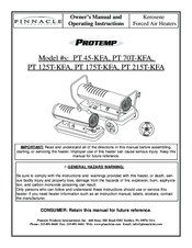 pt protemp kfa 175t 125t operating instructions owner manual manualslib manuals pages
