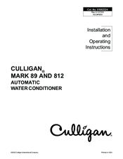 Culligan Mark 89 Installation And Operating Instructions Manual Pdf Culligan Mark 89 Installation And Operating Instructions Manual Pdf