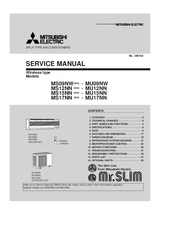 Mitsubishi Mr.Slim MS09NW Manuals