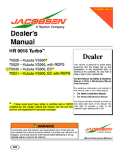 Jacobsen 9016 Manual