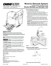 Omnifilter Ro2000 Installation Instructions Manual Pdf