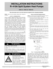 International Comfort Products Wch4 B Manuals