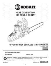 Kobalt Kcs 120 06 Manuals