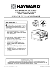 Hayward H400FD Manuals