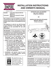 Empire Comfort Systems Vfsr 24 4 Manuals