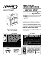 Lennox Montecito Estate Manuals