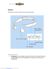 Aftershokz Bluez 2 Manuals