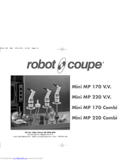 Robot Coupe Mini Mp 220 Combi Manuals