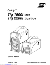 Esab caddy tig 150 service manual