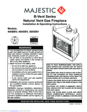 Majestic 400sbv Manuals