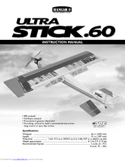 Hangar 9 Ultra Stick 60 Manuals