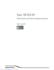 plantronics savi w740-m manual Troubleshooting, headset | plantronics savi w740-m user manual.