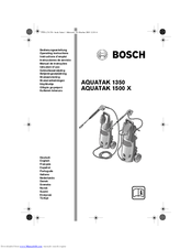 Bosch Aquatak 1500 X Manuals