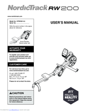 Nordictrack RW200 Manuals