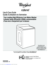 cabrio whirlpool gude care use manuals pages