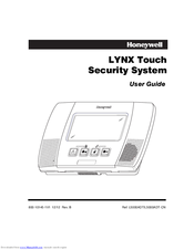Honeywell LYNX Touch Security System Manuals