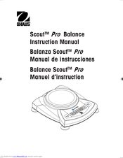 Ohaus SP2001 Manuals
