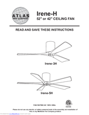 Atlas Fan Company Irene 3h Instructions Manual Pdf Download