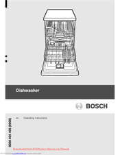 Bosch Sms 30e02 Manuals