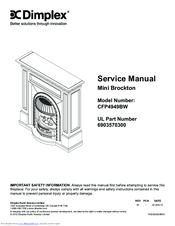 Dimplex Cfp4949bw Manuals