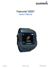 garmin forerunner 235 owner's manual