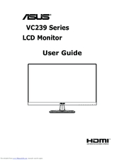 Asus VC239 Series Manuals