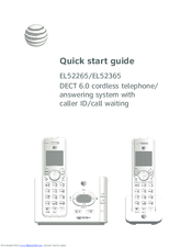 At&t EL52365 Manuals