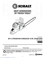 Kobalt Kcs 180b Manuals