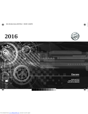 Buick 2016 Encore Owner S Manual Pdf
