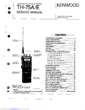 Kenwood th 75e manual