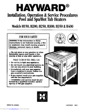 Hayward H400 Manuals