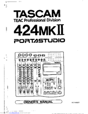 Tascam 424 manual