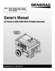 Generac Portable Products XG8000E Manuals
