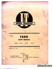 ford 9n service manual download