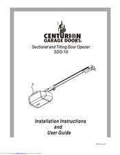 Centurion Sdo 10 Manuals