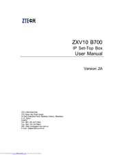zxv10 b700 v2 инструкция