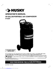 Husky H1820F Manuals